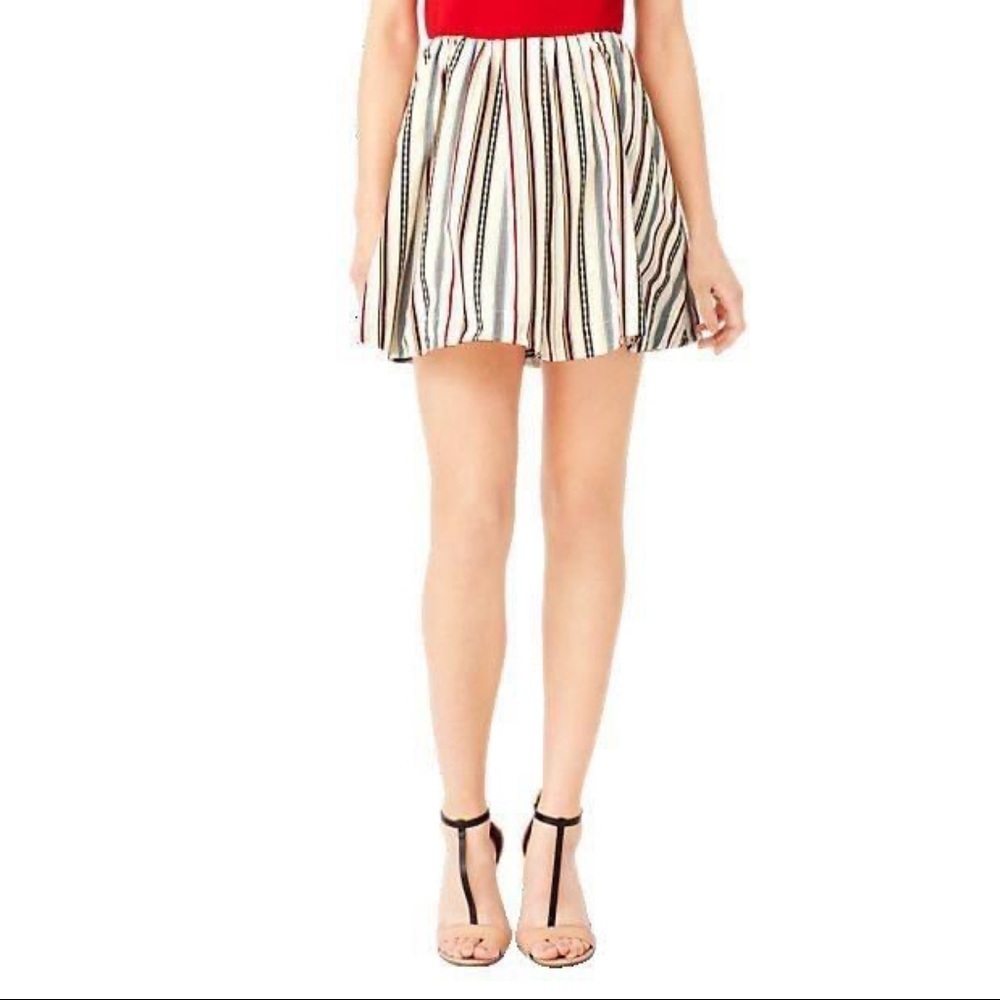 KATE SPADE SATURDAY mini full skirt striped 6 US